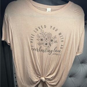 Everlasting Love Graphic Tee - Cream